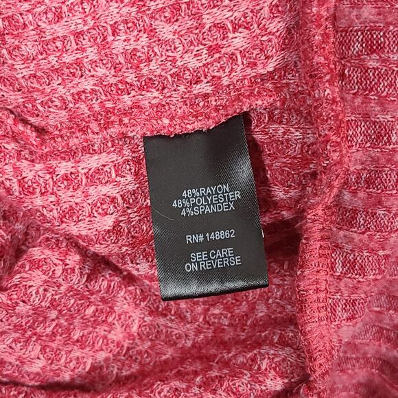 Torrid Crossbody Pullover Sweater Long Sleeve Pink Size 4 - Picture 4 of 6